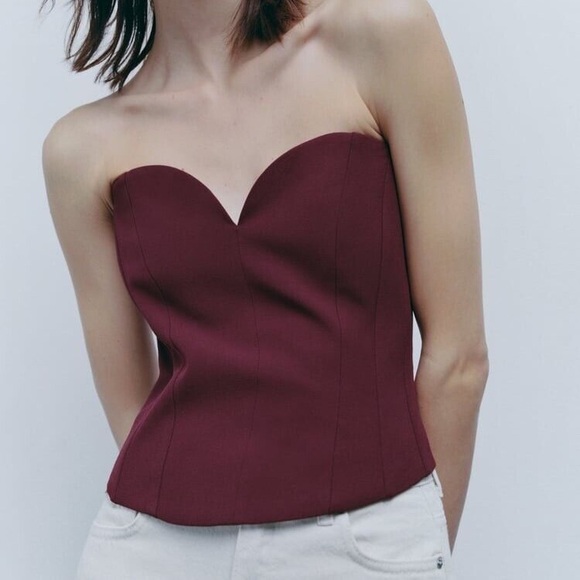 Zara sweetheart neckline corset top - Picture 2 of 5